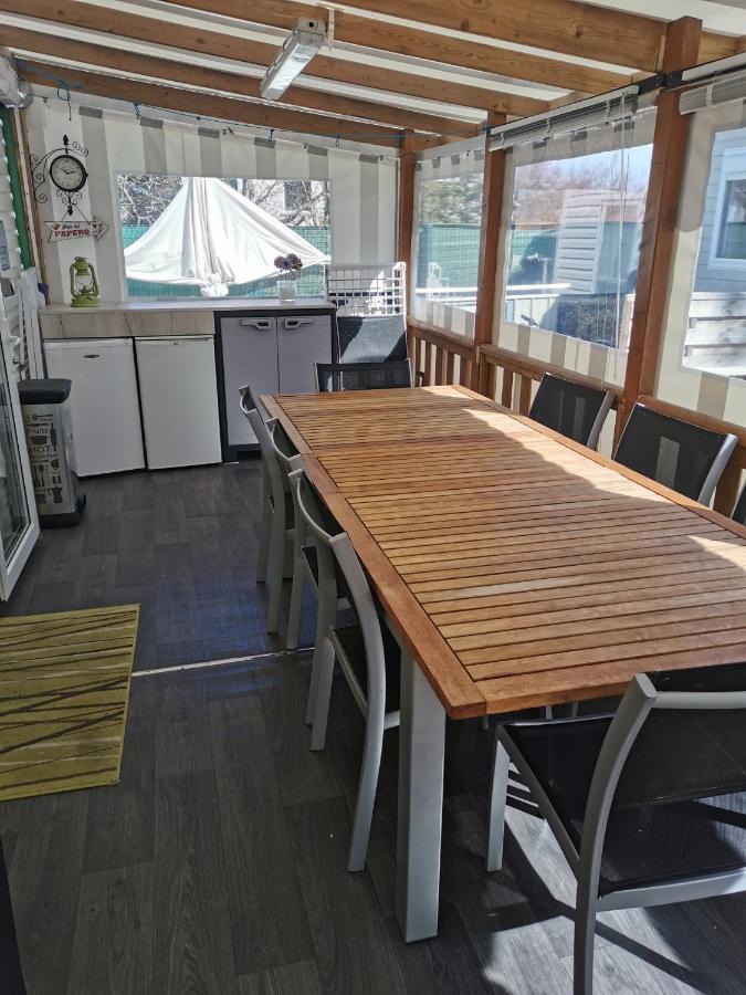 Camping Les Bois Mobil Home Grand Luxe 3Ch 2Sdb 圣让-德蒙 外观 照片